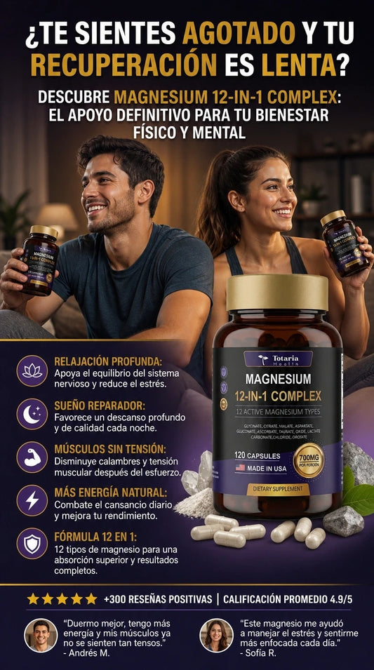 Totaria Magnesium 12 In 1 Complex 120c